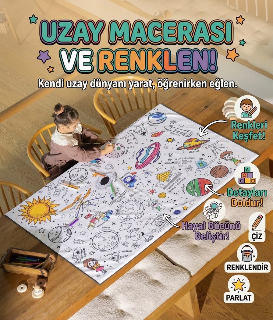 Tekrar Boyanabilir Oyun Örtüsü