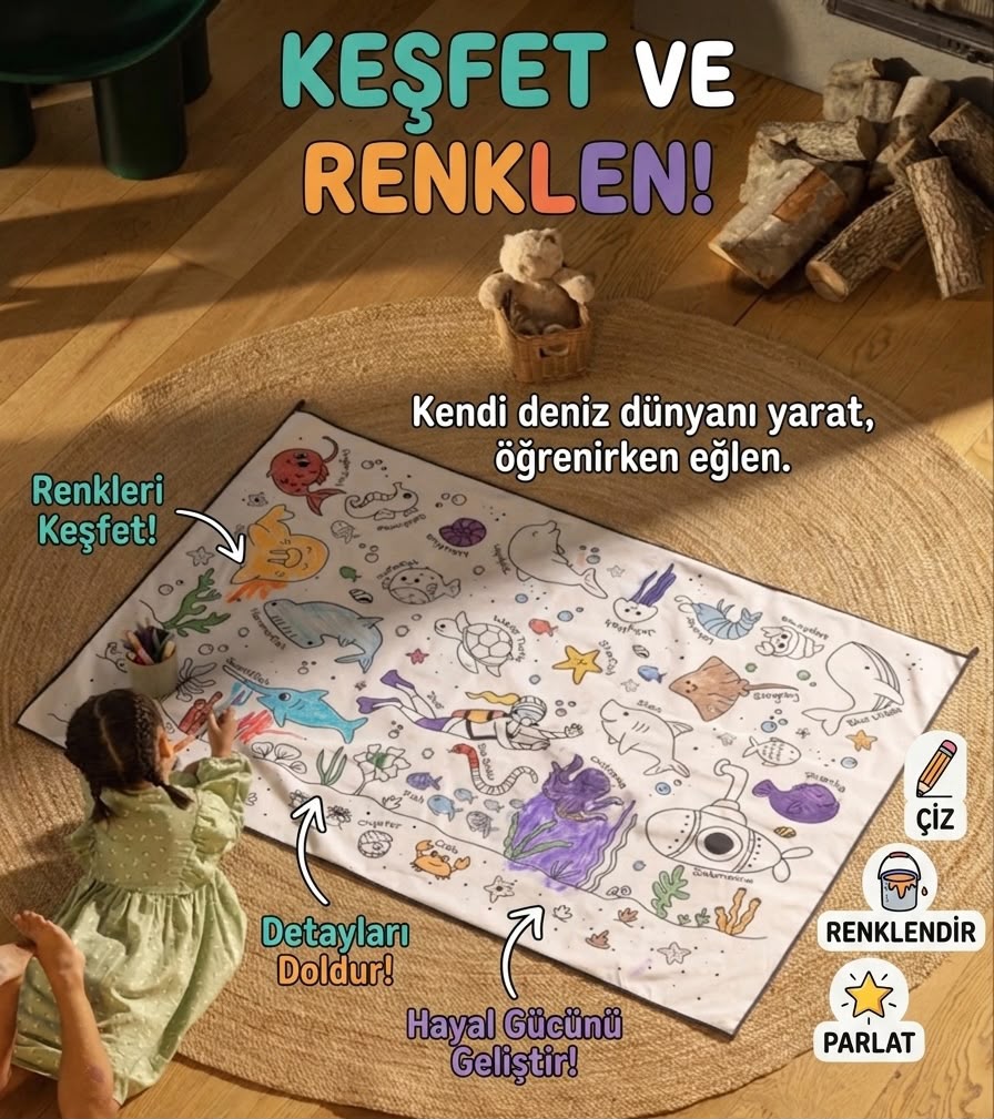 Tekrar Boyanabilir Oyun Örtüsü